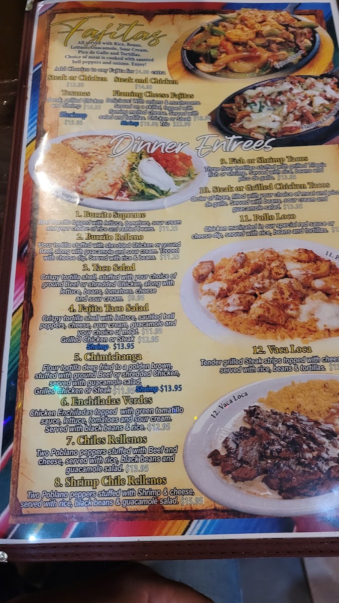 Dos Botellas Mexican Restaurant Menu - Image 3