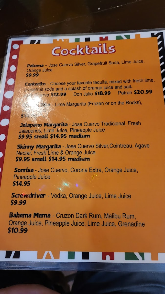 Dos Botellas Mexican Restaurant Menu - Image 6